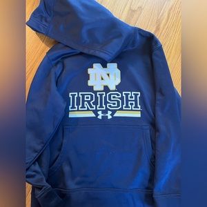 Under Armor Notre Dame navy hooded sweatshirt
